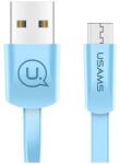 USAMS Cablu de date Usams U2, USB-A la MicroUSB, 2A, 1.2m, Albastru (6958444955278)