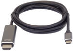 PremiumCord KU31HDMI08 1, 8 M HDMI A USB C Fekete video átalakító kábel (ku31hdmi08)