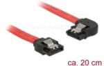 Delock 6 Gb/s sebességet biztosító SATA-kábel egyenes csatlakozódugóval > balra néző SATA-csatlakozó (DL83962) (DL83962)