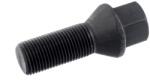 Invento M12x1, 25 csavarok, 30 mm-es menettel, kúpos ülés, K 17, fekete (561-5076)