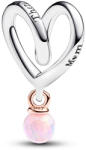 Pandora Moments Kéttónusú körülölelő szív charm (783242C01)