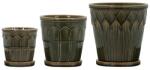 House Doctor set de ghivece cu farfurie din ceramică 99KK-DOU06F_87X (900001110)