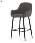 Artium Bárszék szürke szövet AUB-V4009 GREY6