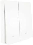  Buton cinetic wireless 2 canale White RF (5902135161586)