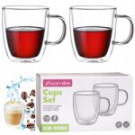 Kamille Termikus Poharak latte kávéscsésze dupla alj szett 2x250ml Kamille (KM9000)