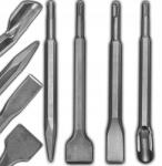 RETOO Sds Lapos Véső Készlet Beton Barázdáláshoz Pontvágó 4 Db-os (OR1167)