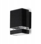 Kwazar Luminaire Kültéri Fali Lámpa Kerti Fali Homlokzati GU10 Fekete (8572)