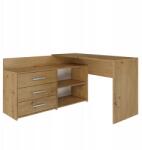 TopEshop Íróasztal 3 Fiókkal - Praktikus bútor iratok és kiegészítők számára (DANY ARTISAN KPL)