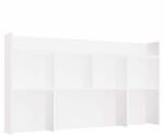 TopEshop Íróasztali tartó 130 cm Fehér Könyvespolc Dokumentumok (NADSTAWKA DO BIURKA 130CM BIAŁA)
