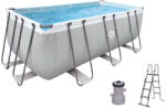 avenli Frame medenceszett téglalap alakú szürke 400x207x122cm (17727EU)