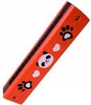 Drobiazgarnia Szájharmonika gyerekeknek fából készült játék különböző minták színek (54896 -1)