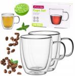 Kamille Termikus Poharak dupla falú Bögrék 2db 350ml Kamille (KM9001)