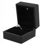  Eljegyzési Gyűrű Doboz Ajándék Elegáns Fekete (ZP00178-01)