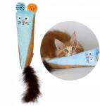 GiGwi Macska játék, kék nyúl dorombolással, szövet, papír, 38 cm (2233)