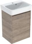 Geberit Set lavoar si mobilier Geberit Selnova Square, 50x38x70 cm, nuc hicori (504.132.JR.1)