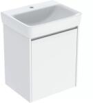 Geberit Set lavoar si mobilier Geberit Selnova Square, 55x44x70 cm, alb lucios (504.133.01.1)
