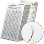 Nagaraku Szempilla Nagaraku Pointy base premade mini 5D fekete Mix D 0.07 8-15 mm