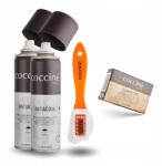 Coccine szett 2x Impregnáló vízálló kefe és radír cipőtisztító (Zestaw do Pielęgnacji i Ochrony Obuwia Nubuk)