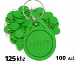 Mia Rfid proximity kulcstartó szett 125kHz Unique Mia EMB1 Green 100 db (MIA_Gr100)