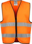 PROJOB HI VIS 6709 VEST/Fényvisszaverő mellény - HV narancssárga/fekete univerzális (64670993799)