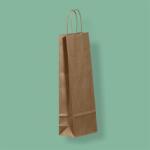 Papirx Sodrottfüles papír italtáska 140x80x390mm barna