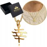 Panda Luxury Jewellery Aranyozott medál Japán medál Boldogság jel Ezüst 925 Ajándék (Mamy Dziecka Córki Koleżanki Przyjaciółki 925)