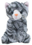 Bear Impex Plüss szürke cica 14 cm-es
