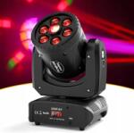  Mozgatható Led fej 120W DMX 16/18CH Rgbw Dj Diszkó Party Sound (5904365823692)