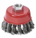 VERTO Erősített drótkefe 100 mm x M14 (5902062070944)