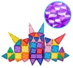 PicassoTiles Set PicassoTiles 61 piese magnetice de construcție mini cu efect de diamant Jucarii de constructii magnetice