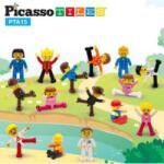 PicassoTiles Set PicassoTiles 15 figurine magnetice Jucarii de constructii magnetice