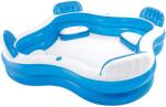 Intex Надуваем басейн INTEX Swim Center 229x229x66 см с 4 седалки