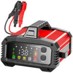 MOTOR10 Incarcator redresor inteligent cu display color MOTOR10 pentru baterii auto moto, 12V/24V, la 220v, Rosu