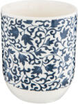 Clayre & Eef Cana portelan albastru alb 6x8 cm, Blue, 100 ml (6CEMU0005X)