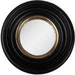 Clayre & Eef Oglinda perete polirasina neagra aurie 25x4 cm (62S301deco)