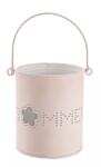 Bizzotto Suport lumanare metal roz Summer 12x14 cm (0184979X)