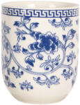 Clayre & Eef Cana portelan albastru bej 6x8 cm, 100 ml (6CEMU0087X)