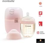 Mombella Biberon anticolici Mombella Breast-Like 210 ml, tetina M flux mediu, PPSU, Old Roze (8143)