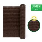 Strend Pro Plasa de umbrire, HDPE, UV, 230 g/mp, grad umbrire 95%, maro, 1.8x10 m, Strend Pro (2171246)