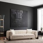 Artie Canapea 3 locuri Sandreo Avni, Alb, 248x70x100 cm (560ARE1864) Canapea