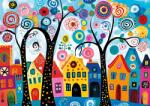 KS Games - Puzzle Candy Tree Town - 500 piese