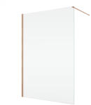 Ronal Paravan dus sticla walk-in 100x200 cm cupru periat, sticla 8 mm, Ronal Easy D40 (D401002707)