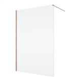 Ronal Paravan dus sticla walk-in 110x200 cm cupru periat, sticla 8 mm, Ronal Easy D40 (D401102707)