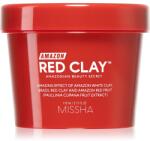 Missha Amazon Red Clay masca de curatare pentru reducerea sebumului si minimalizarea porilor cu argila 110 ml Masca de fata