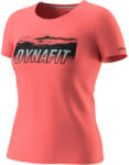 Dynafit Transalper Graphic S/S Tee W női funkcionális felső L / rózsaszín