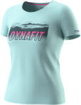 Dynafit Transalper Graphic S/S Tee W női funkcionális felső M / kék/szürke