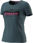 Dynafit Transalper Graphic S/S Tee W női funkcionális felső M / szürke/rózsaszín