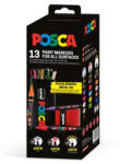 uni Dekormarker készlet, Posca fém dobozos, UNI Posca, 13 különböző szín (TUPC13DBV) (TUPC13DBV)