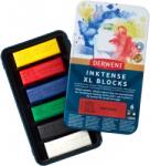 Derwent Carbune XL Derwent Professional Inktense, cutie metalica, solubil in apa, 6 culori/set 2306161