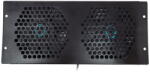 Spacer UNITATE RACIRE SPACER, 1U pentru rack 19", 2 x ventilatoare, 120mm, 2300rpm, 30dBA, flux aer 69cfm, cablu 0.7m, black "SPFC-CW-2F-02" (timbru verde 11 lei) (SPFC-CW-2F-02) - vexio